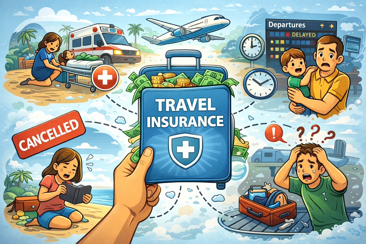 Travel Insurance Illustration